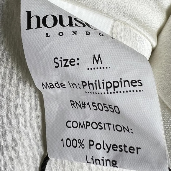 HOUSE OF CB 'Toira' Ivory Draped Corset Dress - Picture 10 of 12